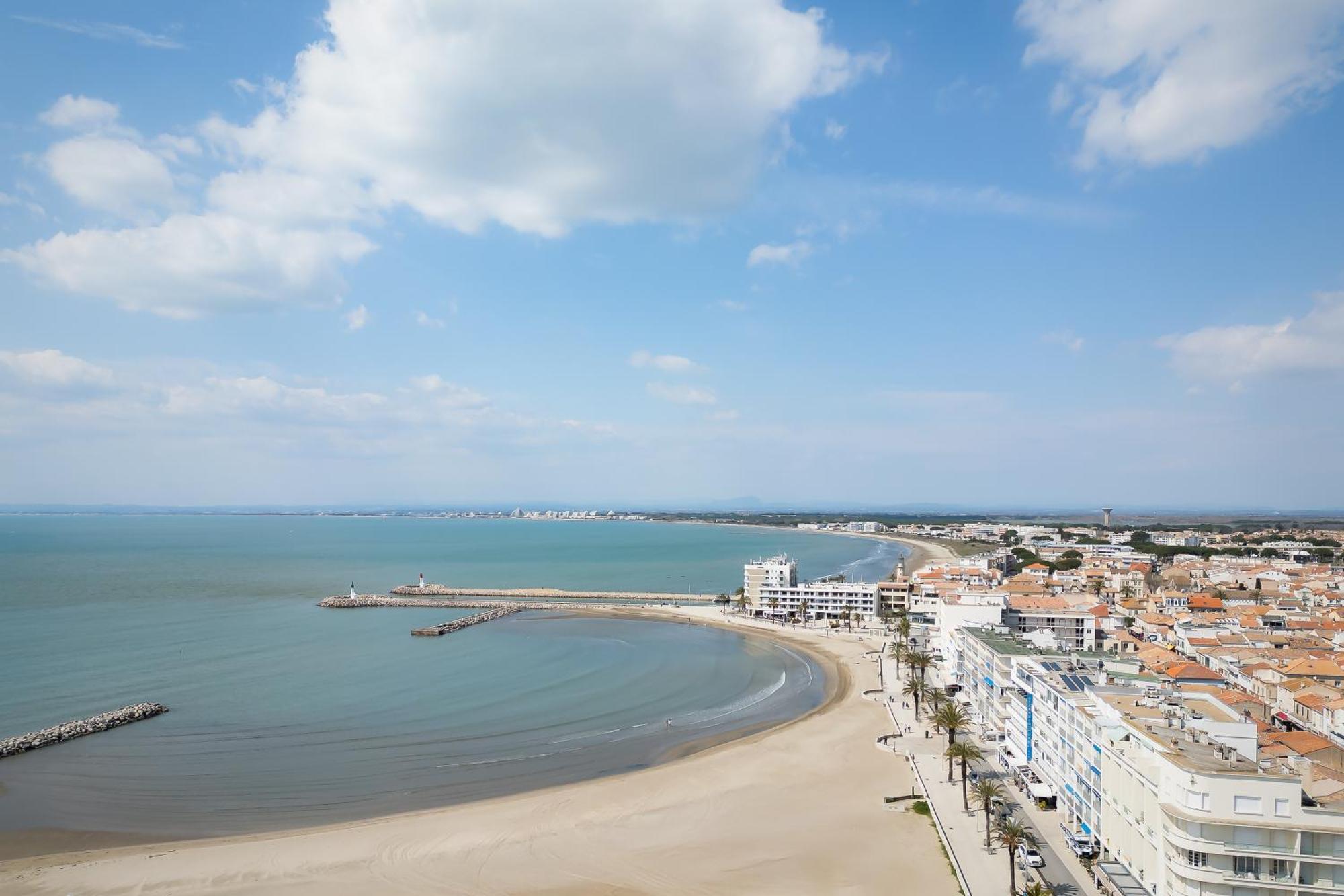 La perle du Grau : T1 avec exceptionnelle vue mer Le Grau-du-Roi Extérieur photo