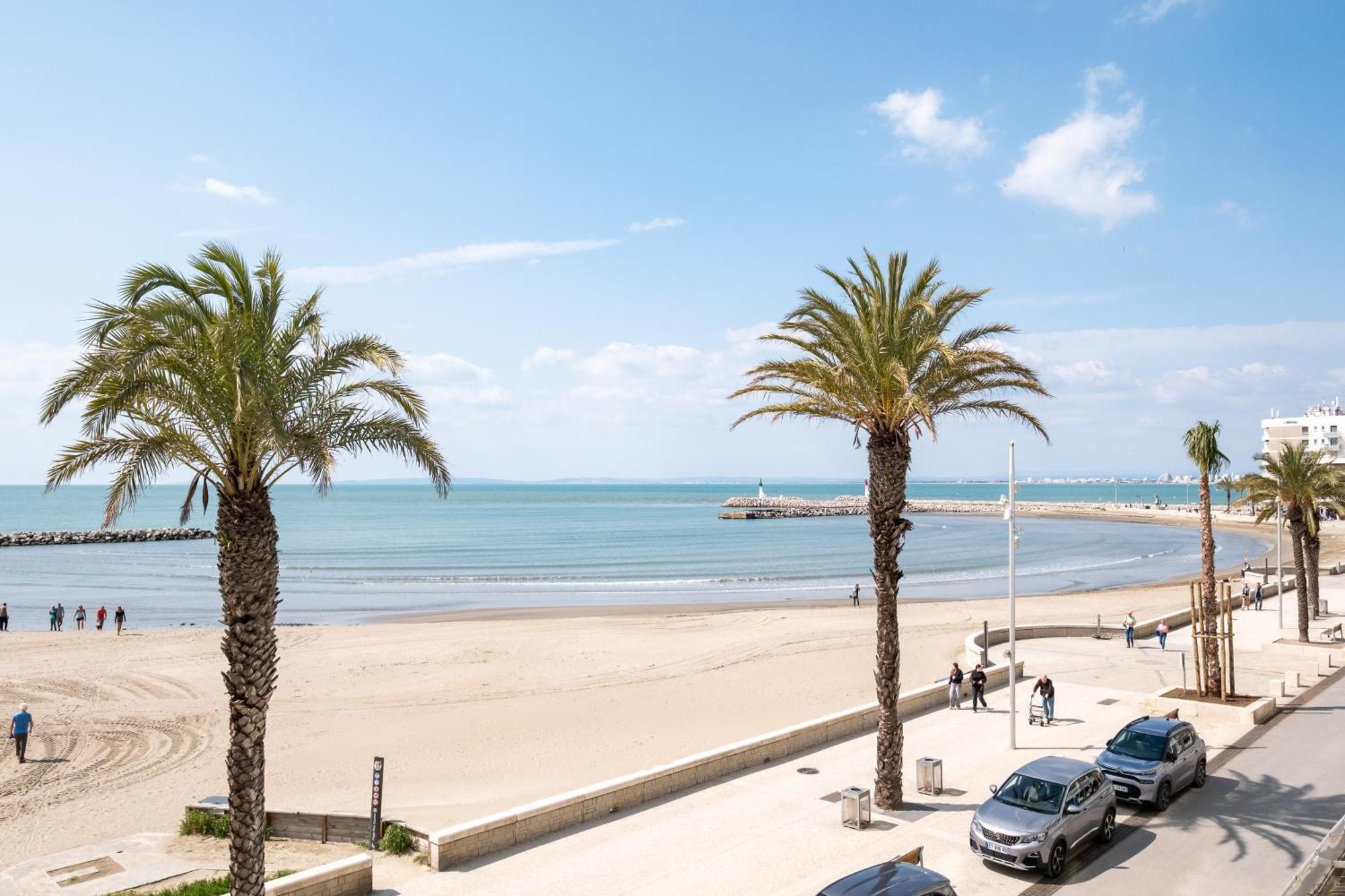 La perle du Grau : T1 avec exceptionnelle vue mer Le Grau-du-Roi Extérieur photo